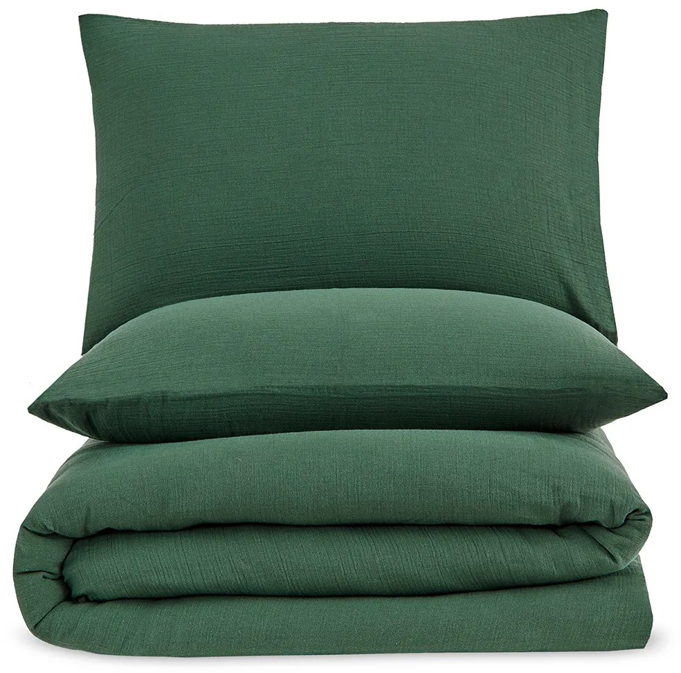 4Home Pościel muślinowa Moss, 160 x 200 cm, 70 x 80 cm