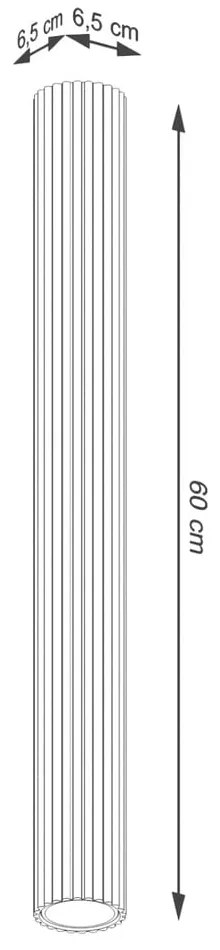 Biała lampa punktowa Gleam – Sollux