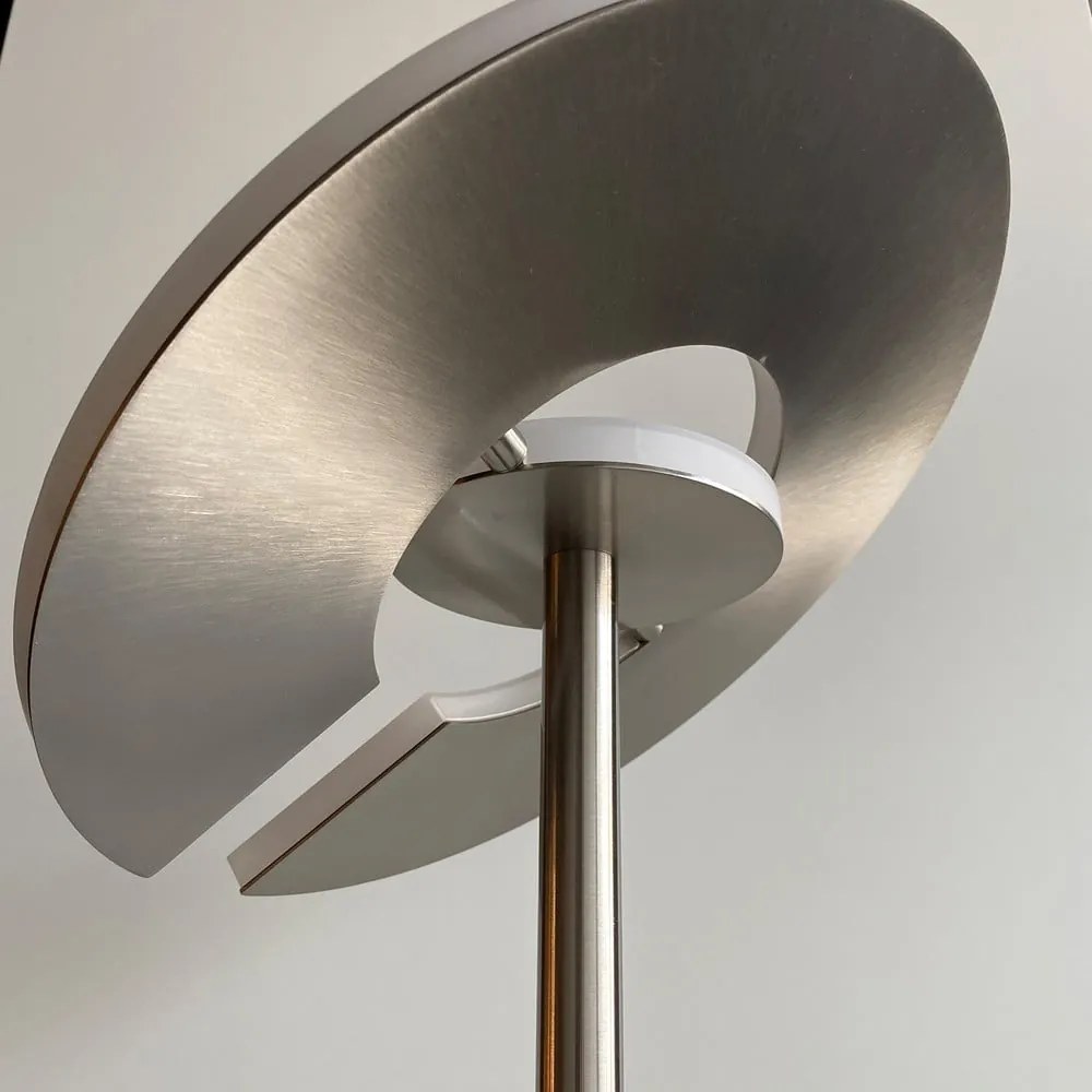 Lampa stojąca LED ze ściemniaczem w kolorze srebra (wysokość 180 cm) Dent – Fischer & Honsel