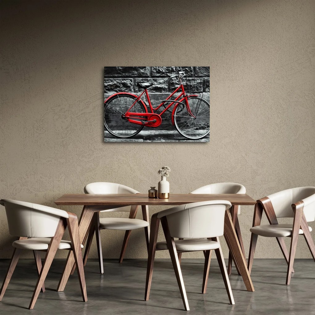 Obraz - Zabytkowy rower (70x50 cm)
