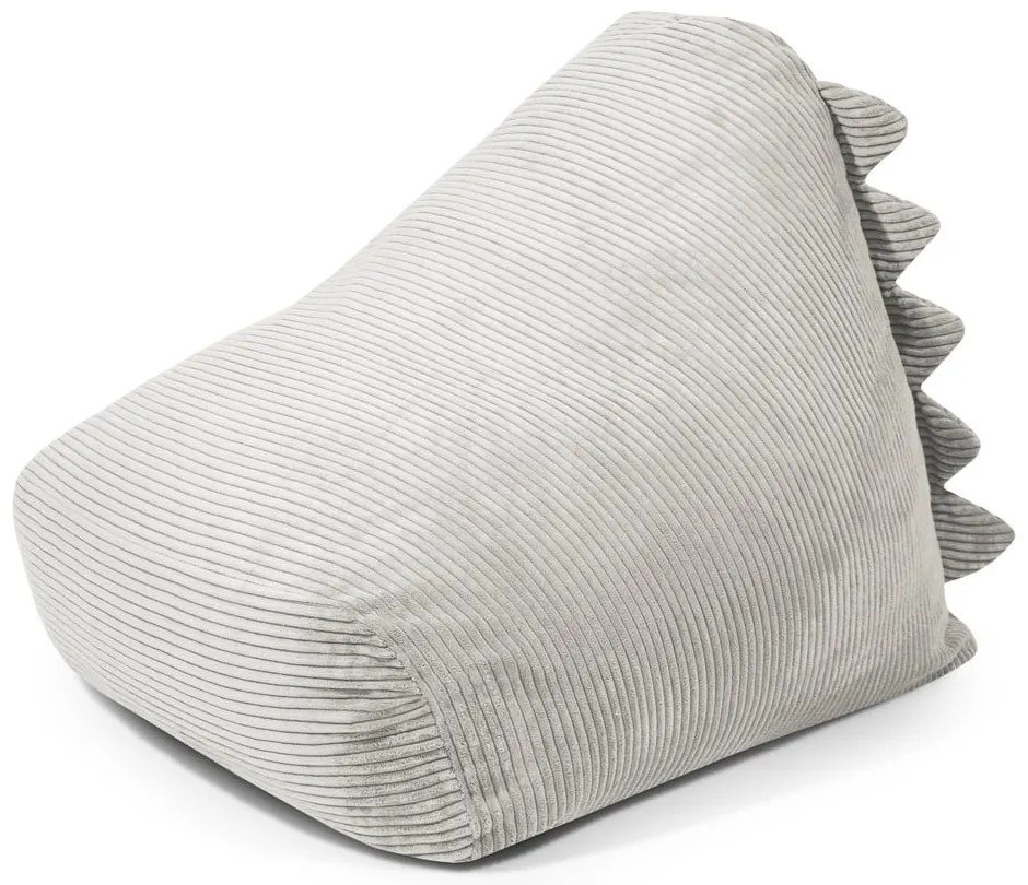 Kremowy sztruksowy dziecięcy worek do siedzenia Snug 80 Dragon – SLOWDOWN