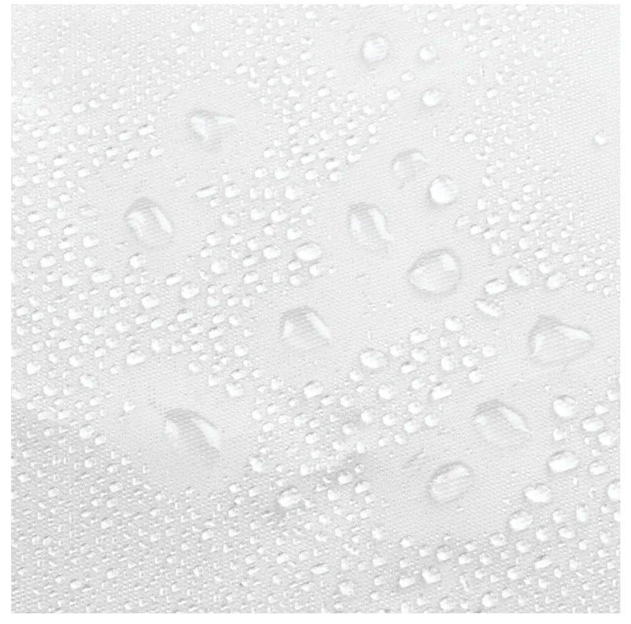 Biała zasłona prysznicowa iDesign PEVA Liner, 183x183 cm
