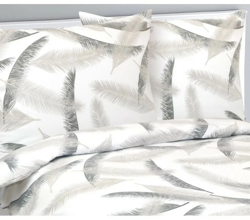 Bellatex Pościel flanelowa Piórko, 140 x 220 cm, 70 x 90 cm