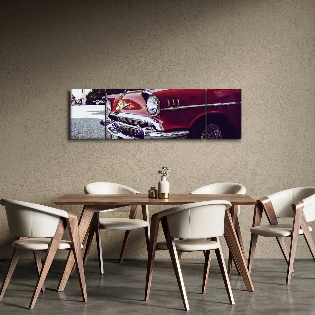 Obraz starego samochodu (170x50 cm)