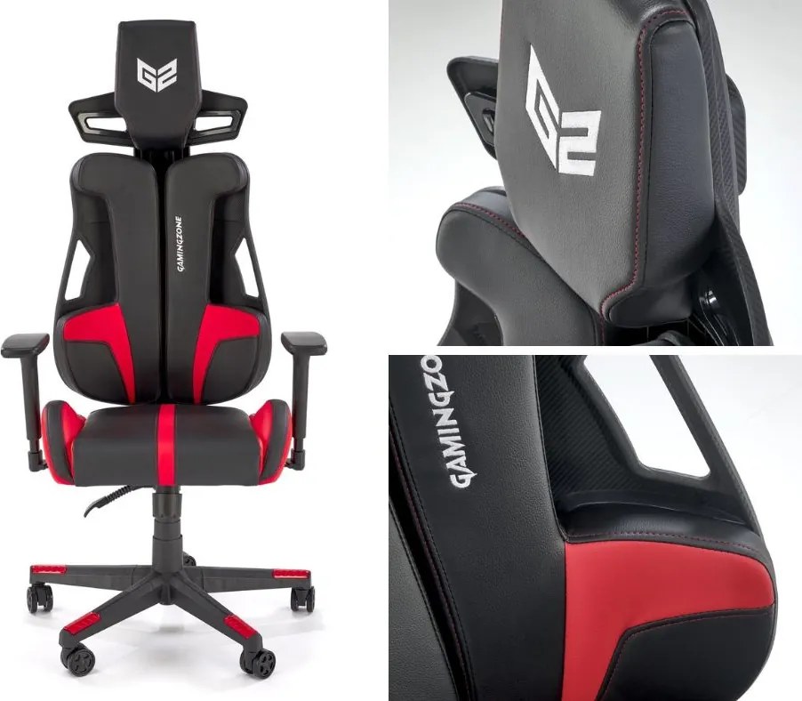 Krzesło gamingowe z dzielonym oparciem Nitro Halmar