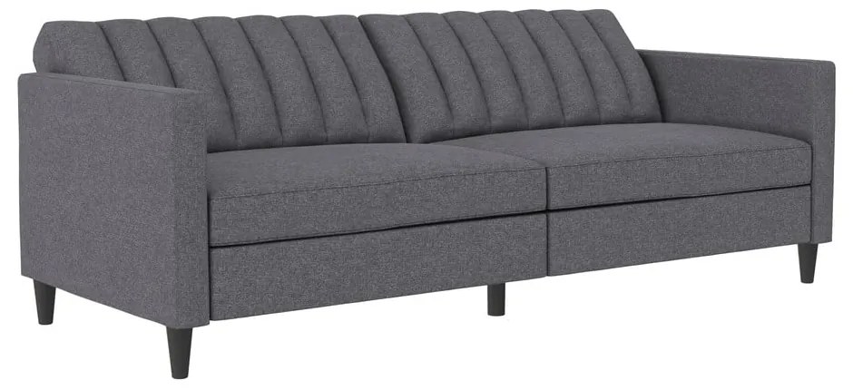 Szara rozkładana sofa 86 cm Celine – Støraa