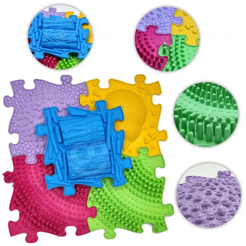 Woopie mata sensoryczna ortopedyczna puzzle 5 el.