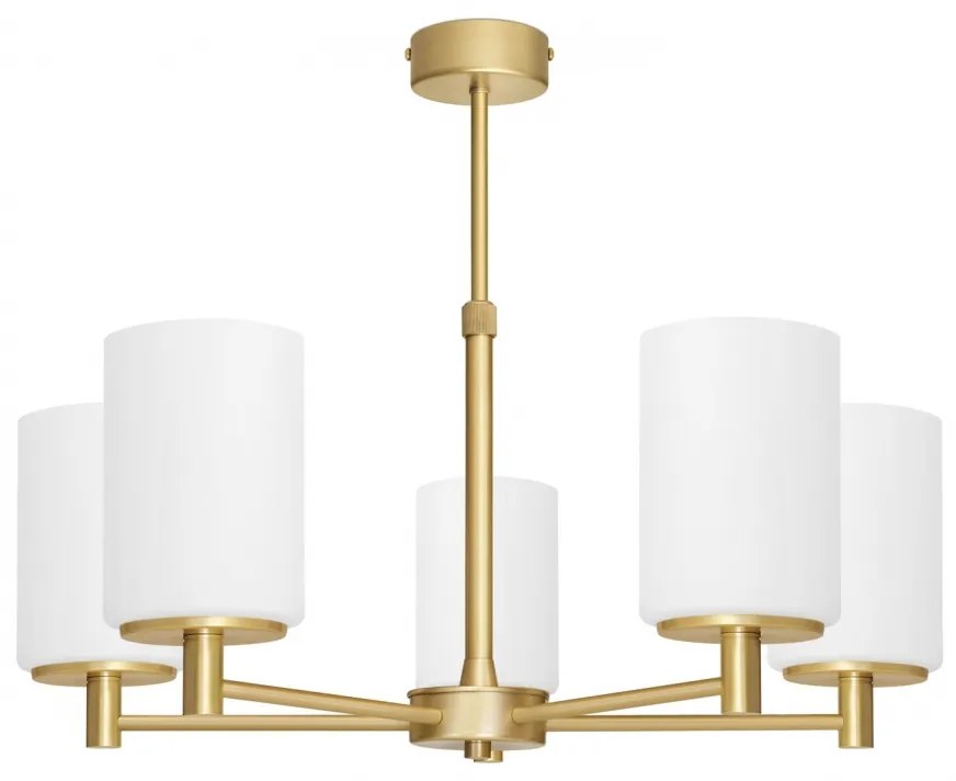 Złoty regulowany nowoczesny żyrandol KR-S5AR