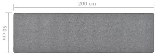 Popielaty dywan 50x200  Z9-K27