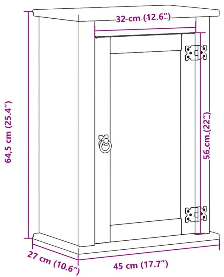 Wisząca Szafka Łazienkowa Ze Szklanymi Drzwiczkami Z7-C11