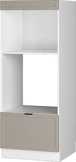 Szafka do mikrofalówki greybeige 60x58.1x153.6 fame-line