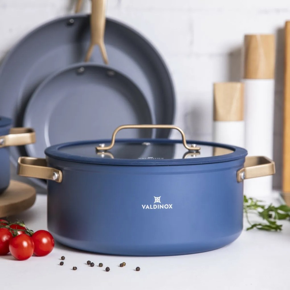 Valdinox Rondel z pokrywką Giovanni 24 cm, 5,0 l, 5 l