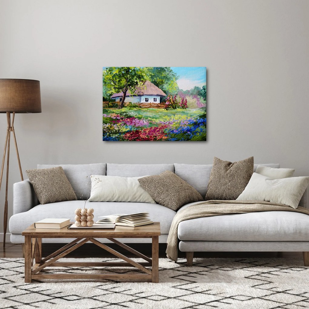 Obraz - Domek (70x50 cm)