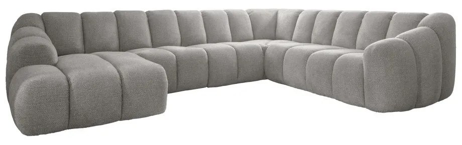 Jasnoszary narożnik (prawostronny/w kształcie litery U) Shell – Miuform