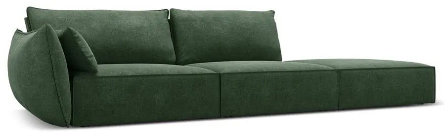 Ciemnozielony szezlong (lewostronny) Vanda – Mazzini Sofas