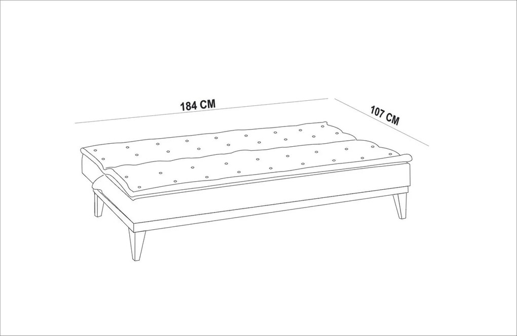 Sofa rozkładana Fuoco Green