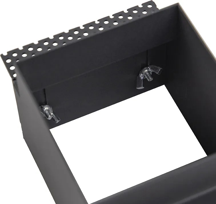 Wpuszczany reflektor czarny GU10 AR70 bez obramowania - Oneon