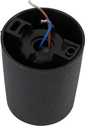 Nowoczesny reflektor sufitowy czarny z LED IP55 - Livia