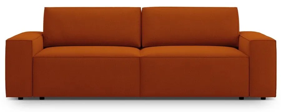 Ceglasta rozkładana sofa 247 cm Jodie – Micadoni Home