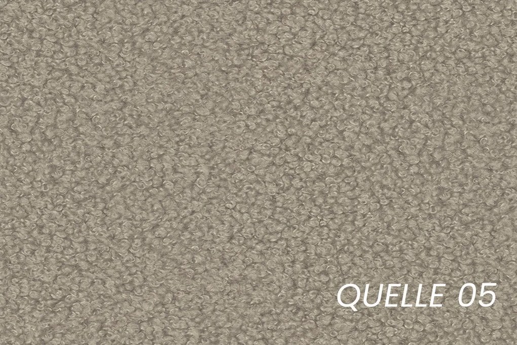 Łóżko tapicerowane Aura 160x200 z pojemnikiem - beżowa bukla Quelle 05