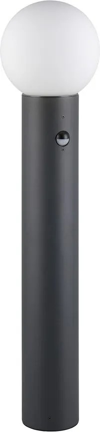 Lampa zewnętrzna typu słupek z czujnikiem ruchu ø 18 cm Mures – Trio