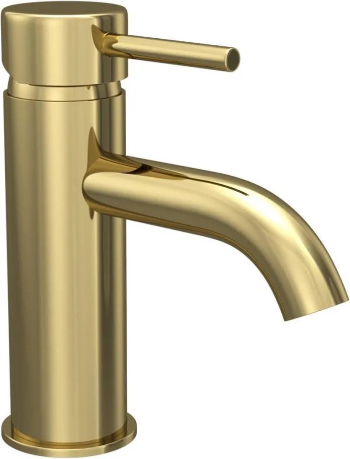 Bateria umywalkowa DRAGOR 15,6 cm, polerowany mosiądz