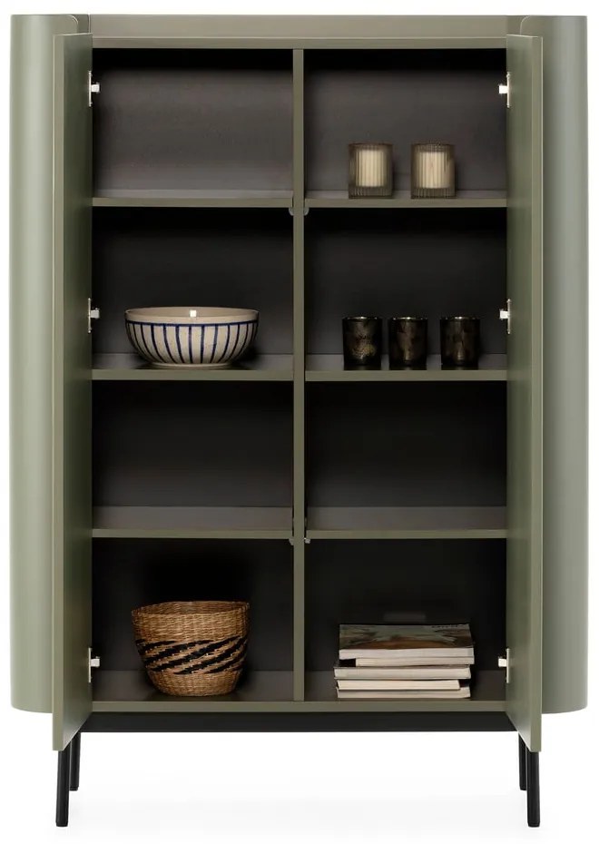 Zielona szafka 100x140x40 cm Willa – MOME