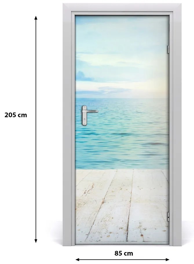 Naklejka fototapeta na drzwi Tropikalna plaża
