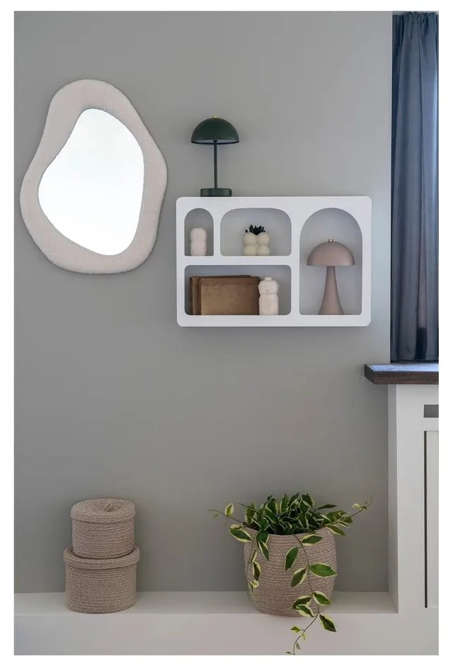 Biała wielopoziomowa półka 60 cm Bryne – House Nordic
