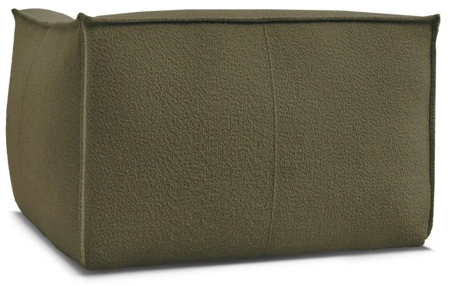 Zielony fotel z materiału bouclé Giorgia – Bobochic Paris