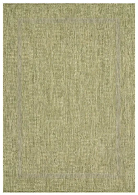 Dywan zewnętrzny Relax ramka zielony 280 cm x 370 cm
