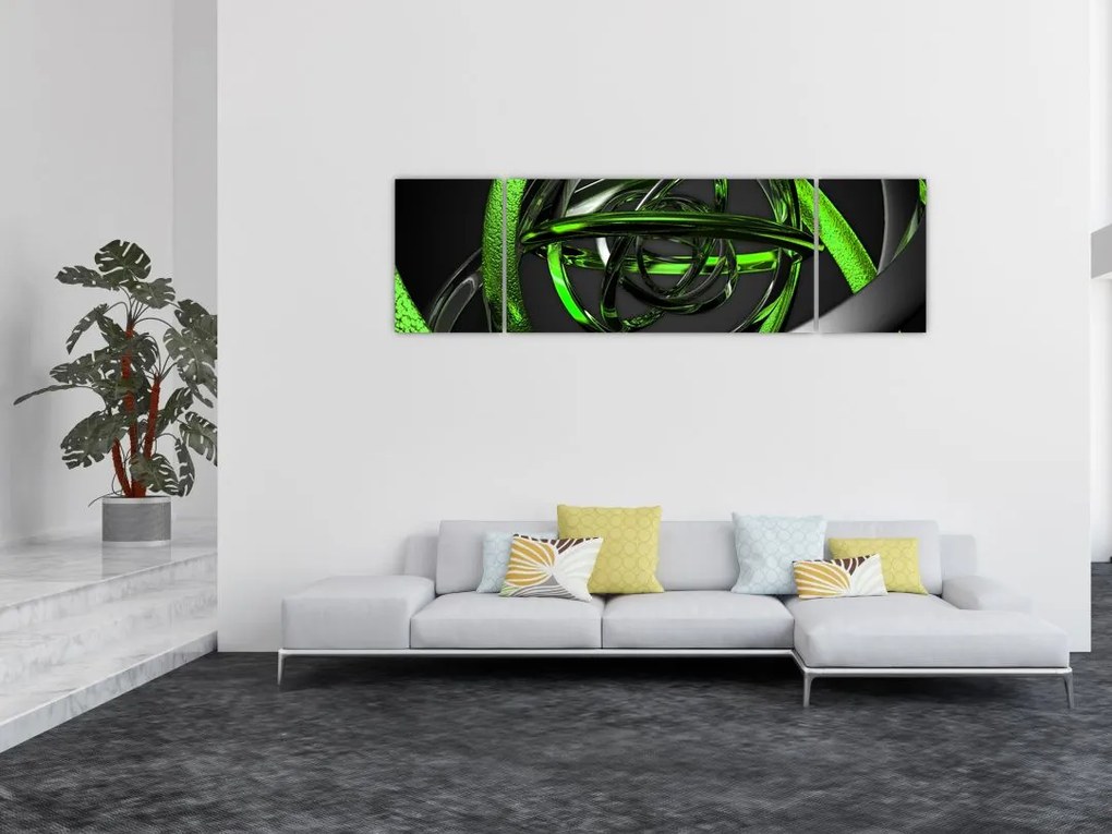 Obraz abstrakcji (170x50 cm)