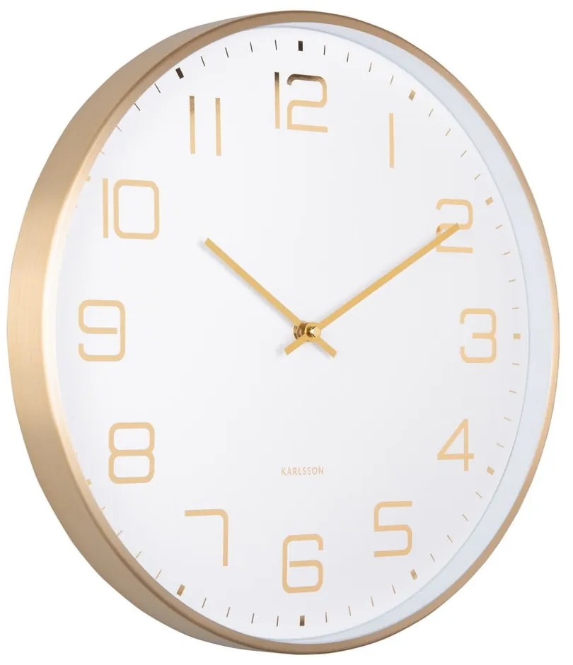 Zegar ścienny ø 40 cm Elegance Glow – Karlsson