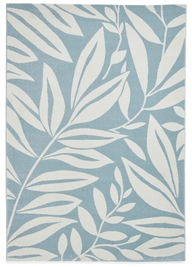 Niebieski dywan 120x170 cm Sorral Leaves – Catherine Lansfield