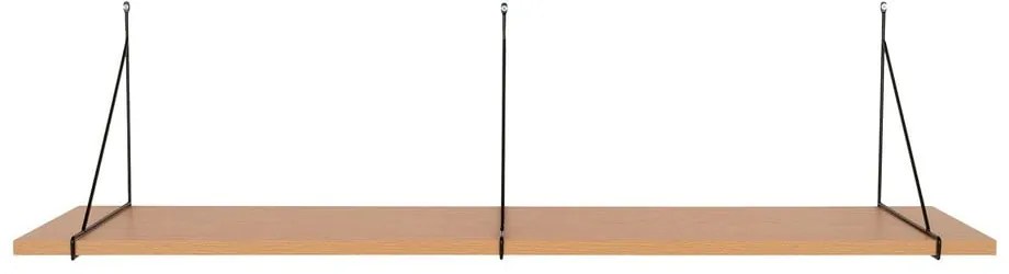 Półka w dekorze jesionu w naturalnym kolorze 120 cm Chiba – House Nordic