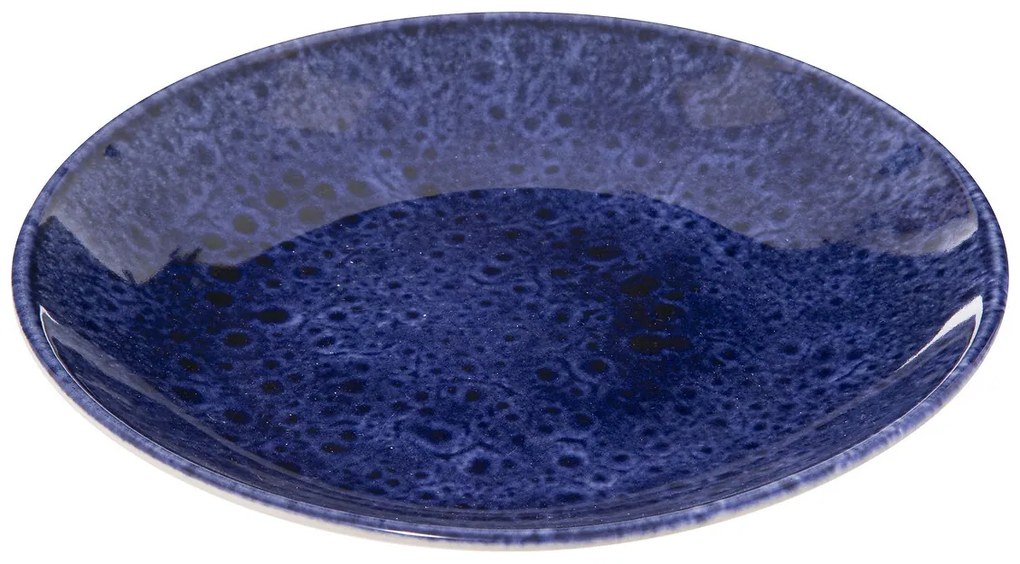Talerzyk do ciasta z kamionki CASA, granatowy, Ø 21 cm