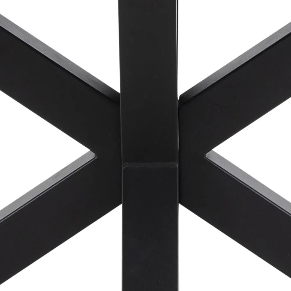 Czarny stół z ceramicznym blatem Heaven 200x100