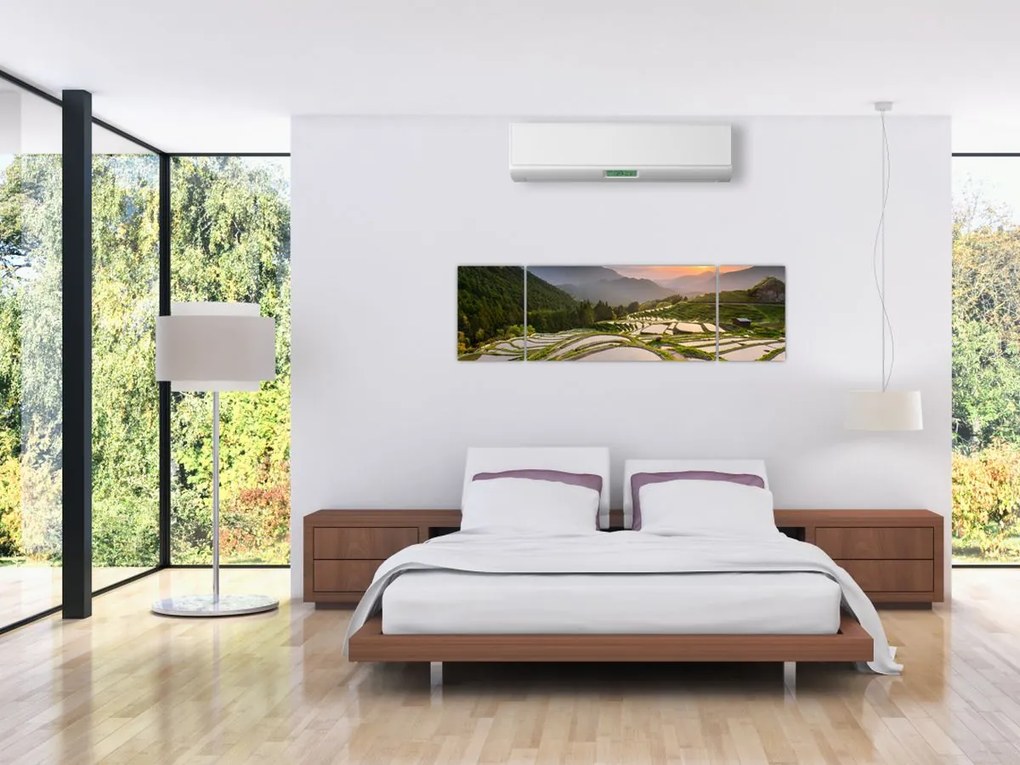 Obraz - Tarasy ryżowe (170x50 cm)