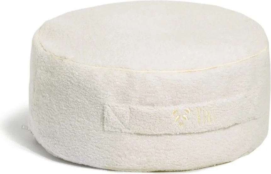 Okrągłe siedzisko z milutkiego materiału BINI SOFT BUTTER - S