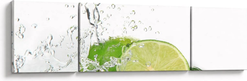 Obraz - Soczyste cytryny (170x50 cm)