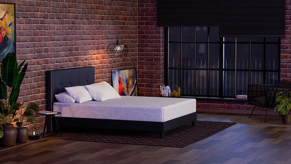 Materac Ondine 80x200 dla dzieci i dorosłych na 1 miejsce - pianka Memory Foam 60 kg/m³ o wysokiej gęstości wzbogacona odświeżającymi mikrokapsułkami żelu