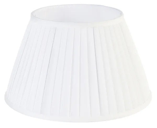 Klosz plisowany biały 35/20 cm