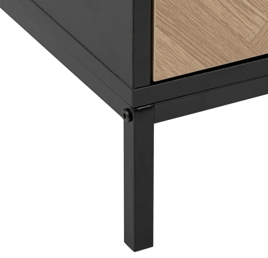 Szafka rtv CHEVRONS, 120 x 40 x 45 cm