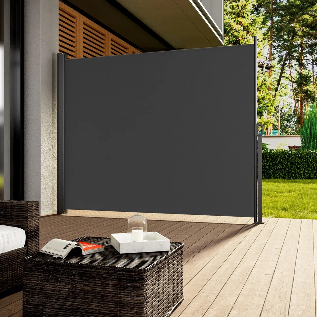 Casaria Boczna markiza NOSARA na taras, 180x300cm, antracyt