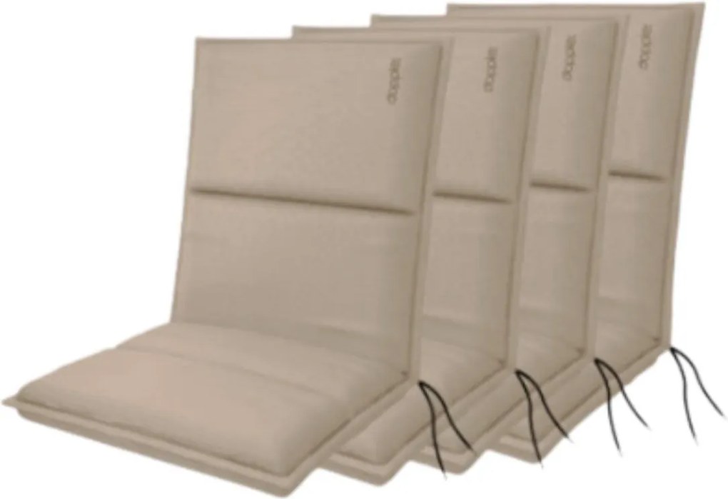 Doppler CITY 4417 - set 4 szt. poduszek na fotel z niskim oparciem