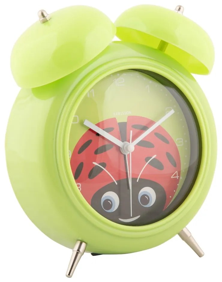 Budzik dla dzieci ø 15 cm Peekaboo Ladybug – Karlsson