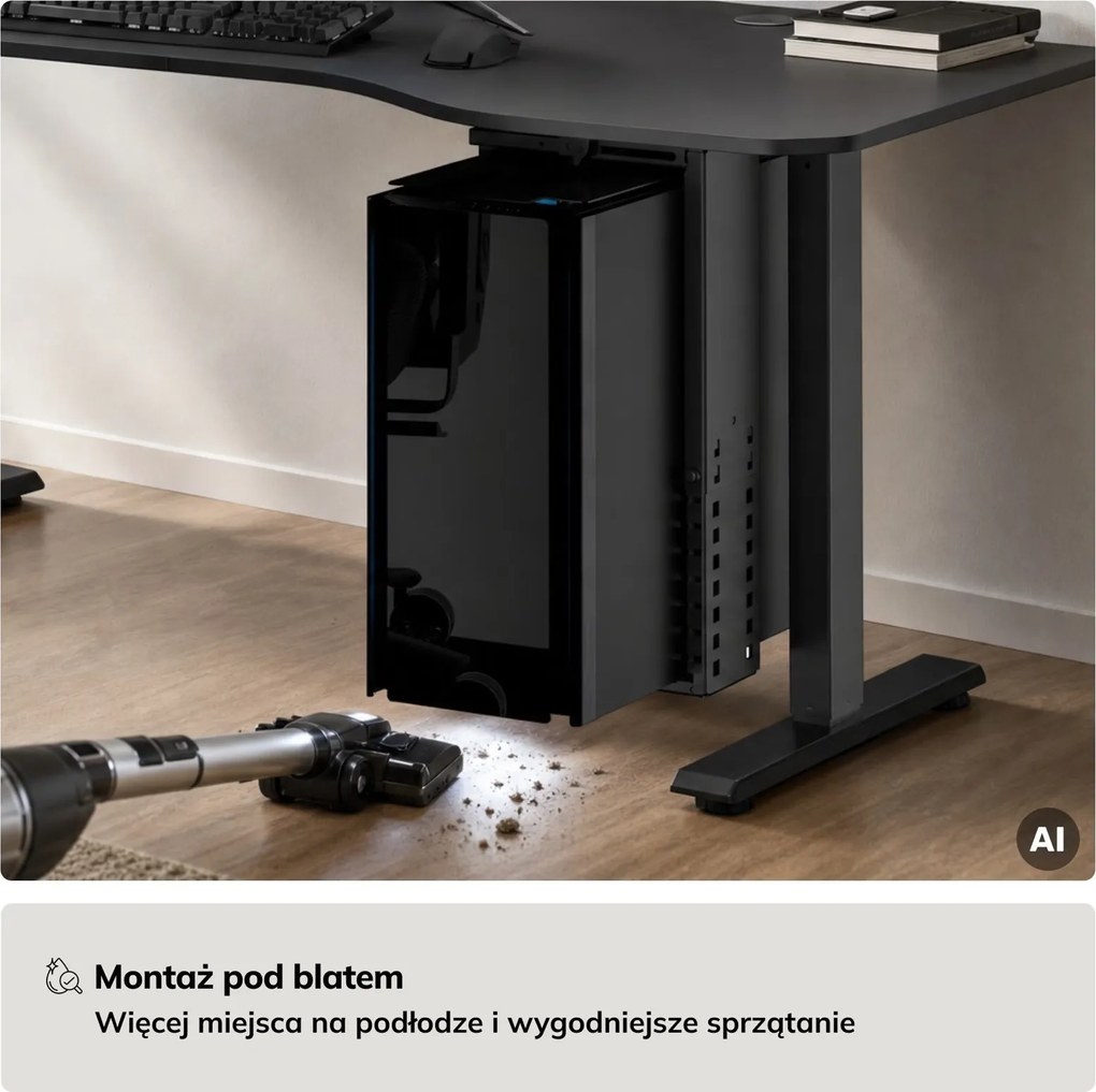 Uchwyt na komputer PC Holder czarny