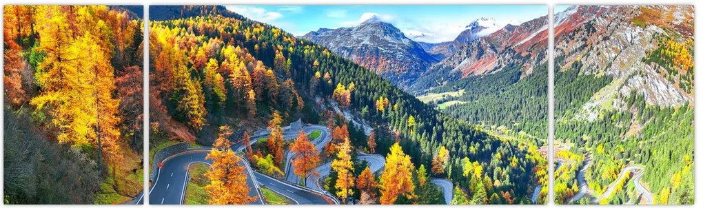 Obraz - Przełęcz Malajska (170x50 cm)