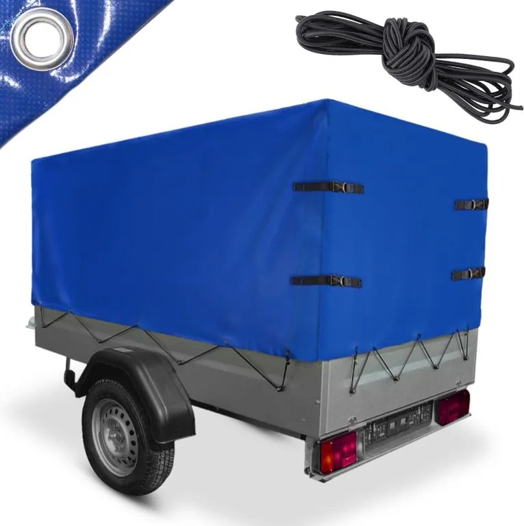 JAGO Plandeka na przyczepkę 207,5 x 115 x 90 cm, 500g / m2