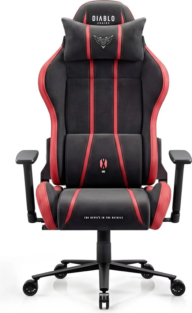 Fotel gamingowy materiałowy Diablo X-One 2.0 Normal Size, Bloody Mary